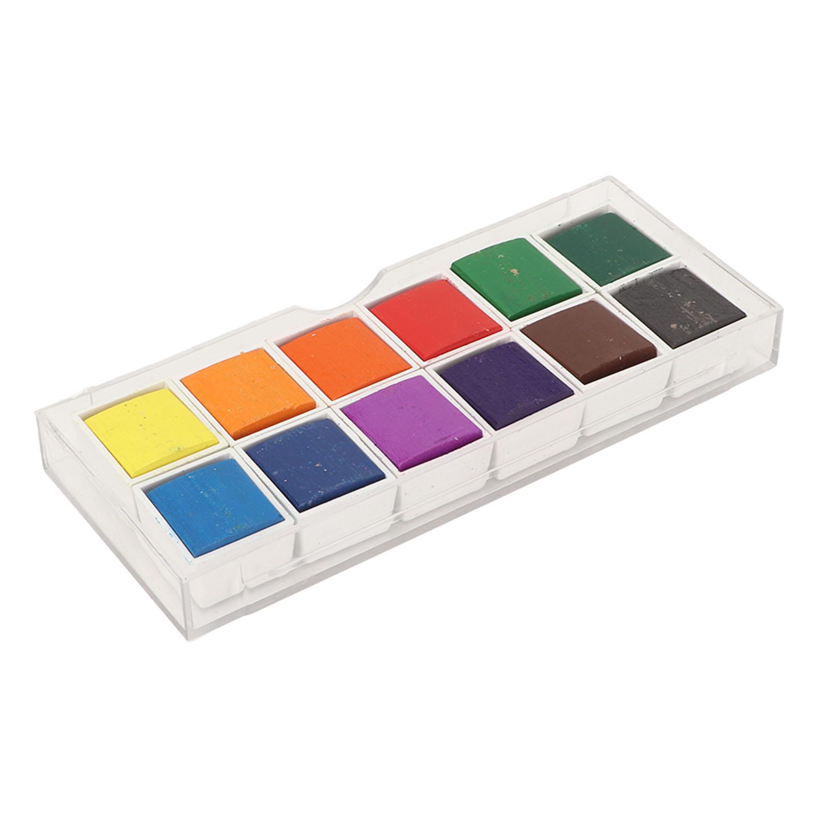 

Акварельная краска 12 ярких цветов, высокая прозрачность, широкий спектр применения, набор акварельных красок для