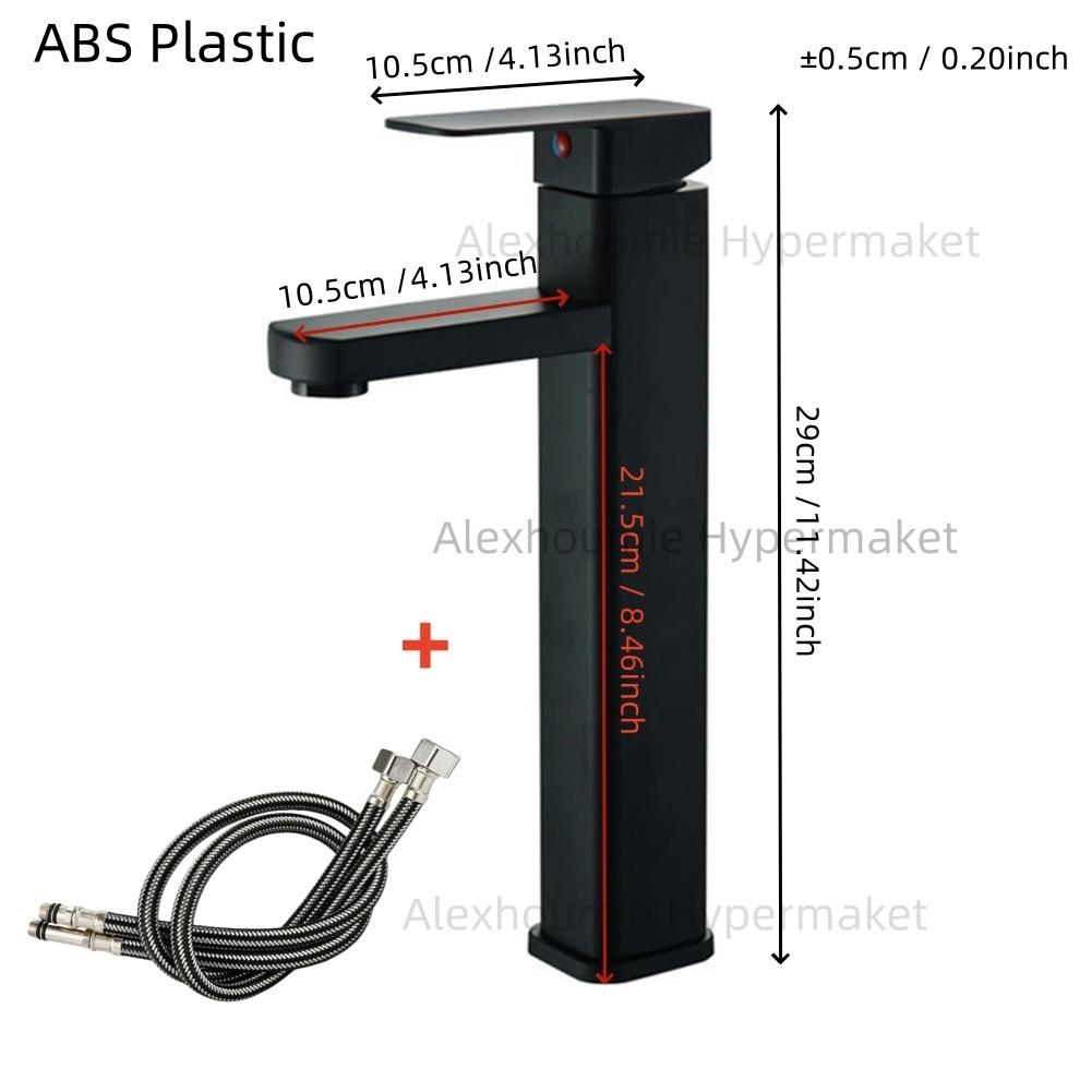 Basin Sink Bathroom Faucet Deck Mounted Hot Cold Water Basin Mixer Taps Black Lavatory Sink Tap 2025