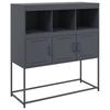 Sideboard Anthracite 100.5 x 39 x 107 cm Steel