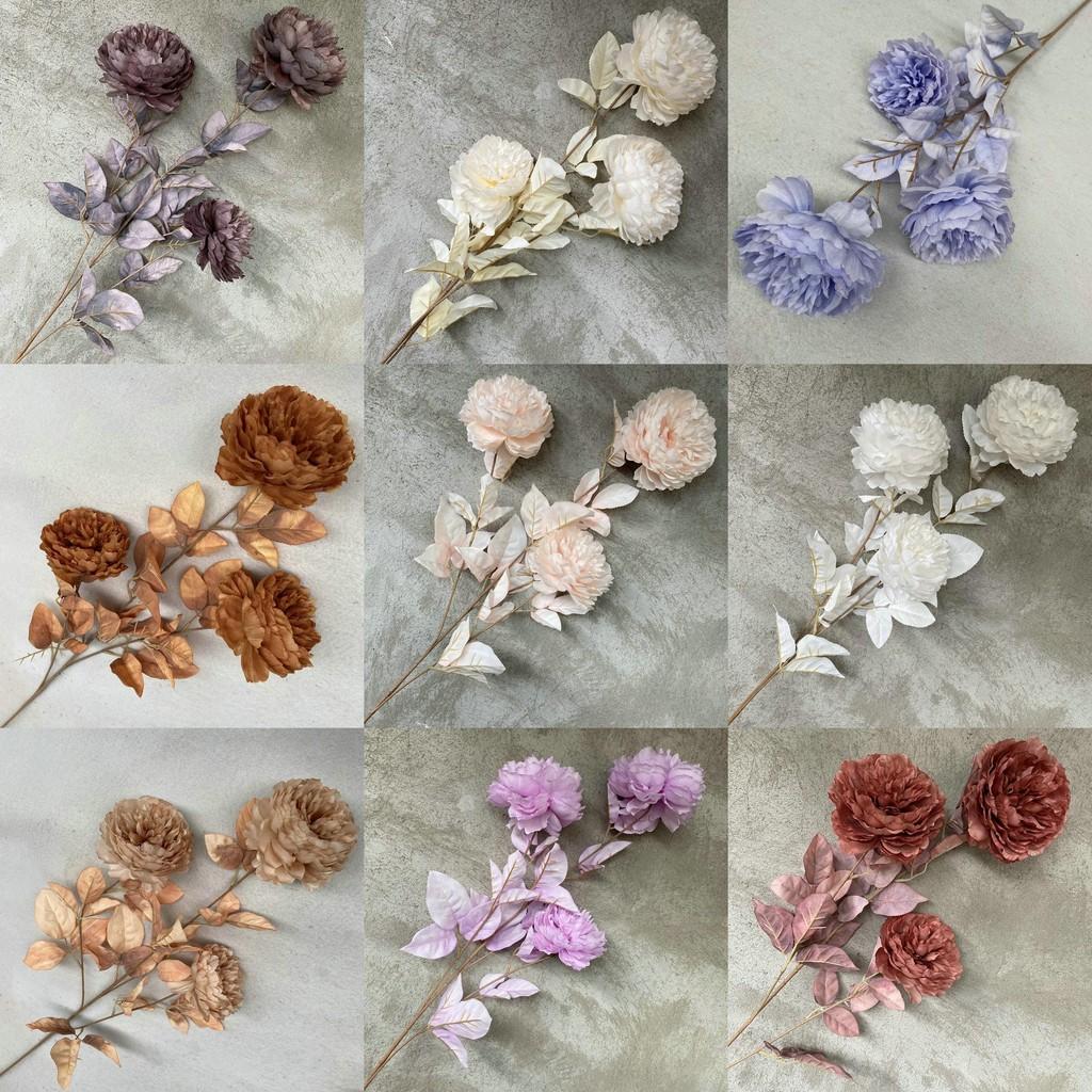 Peony Flower Artificial For Wedding Decor Photography Prop Home Styling Gift