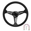 YSKSTORE Steering Wheel, 350mm 14-inch, Lightweight PU Leather, Custom Replacement for Car Interior Steering Wheel