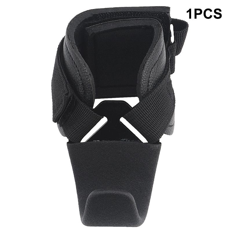 

1/2Pcs Leather Weight Lifting Hook Gym Fitness Weightlifting Non-Slip Heavy Duty Steel Strong Load Capacity Wrist Strap Hook 1Pcs
