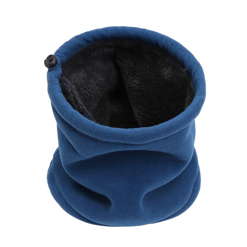 Circle Wrap Thermal Warm Neck Warmer Beanie Ski Balaclava Hat Knit Neck Scarf Fleece Snood Scarf