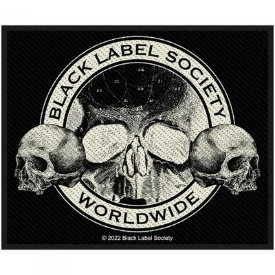 Weltweiter Totenkopf-Aufnäher der Black Label Society