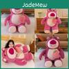 Cute Strawberry Bear Plush Toy With Strawberry Pillow Perfect Gift For Girls!