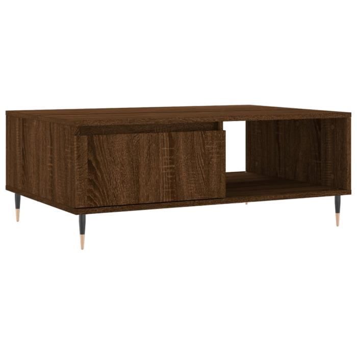VidaXL Coffee Table Brown Oak 90x60x35 Cm Engineered Wood 827059