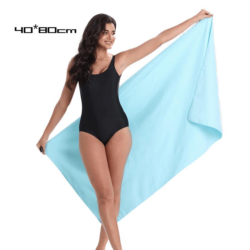 Quick-Dry Striped Double-Sided Fleece Sports Towel Set