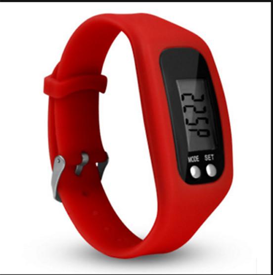 Stylish Led Pedometer Sport Bracelet Wristband Smart Watch With Colorful Design And Useful Features