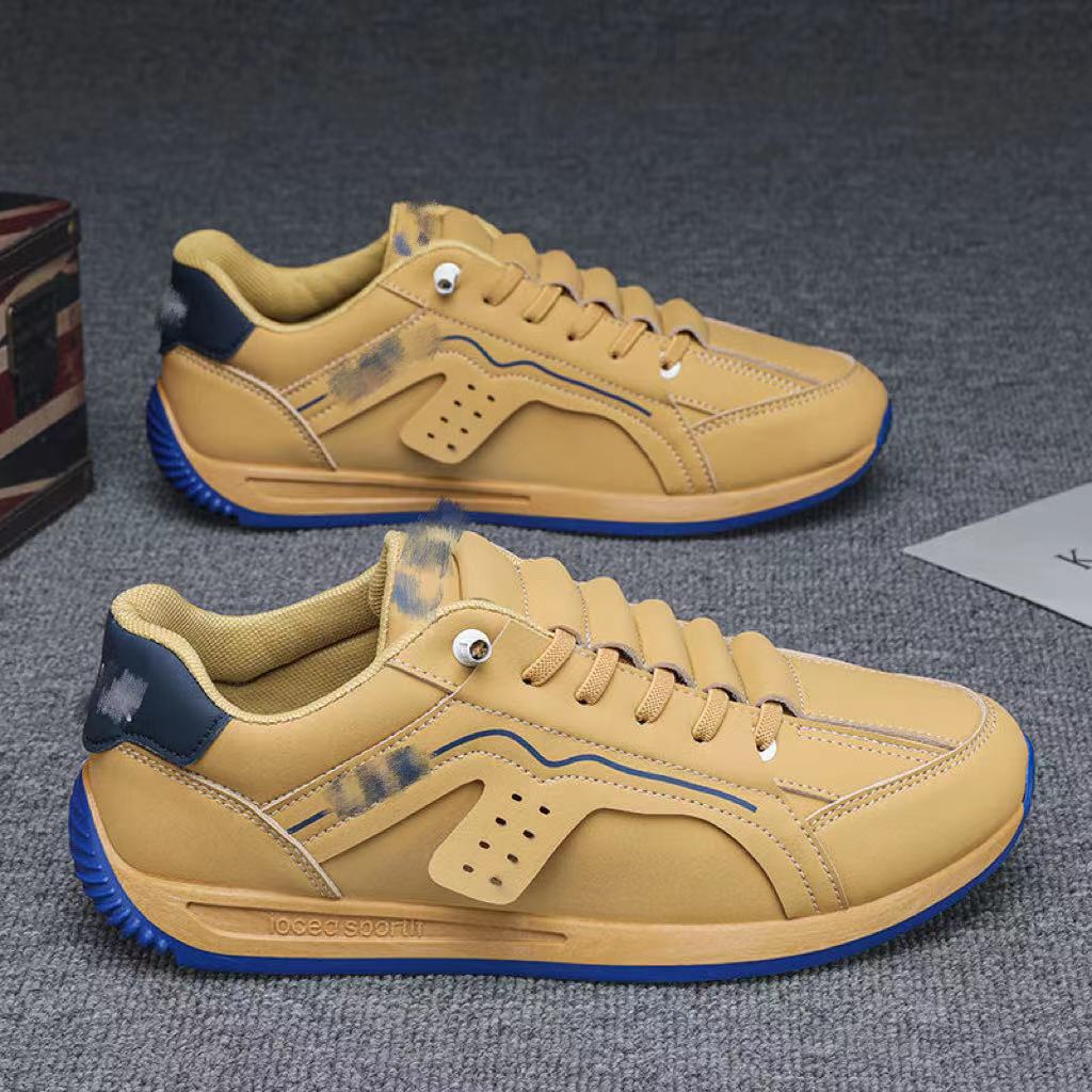 

Men s shoes 2025 spring Forrest Gump shoes casual shoes men s sports shoes student breathable running shoes one pedal 44 хакі