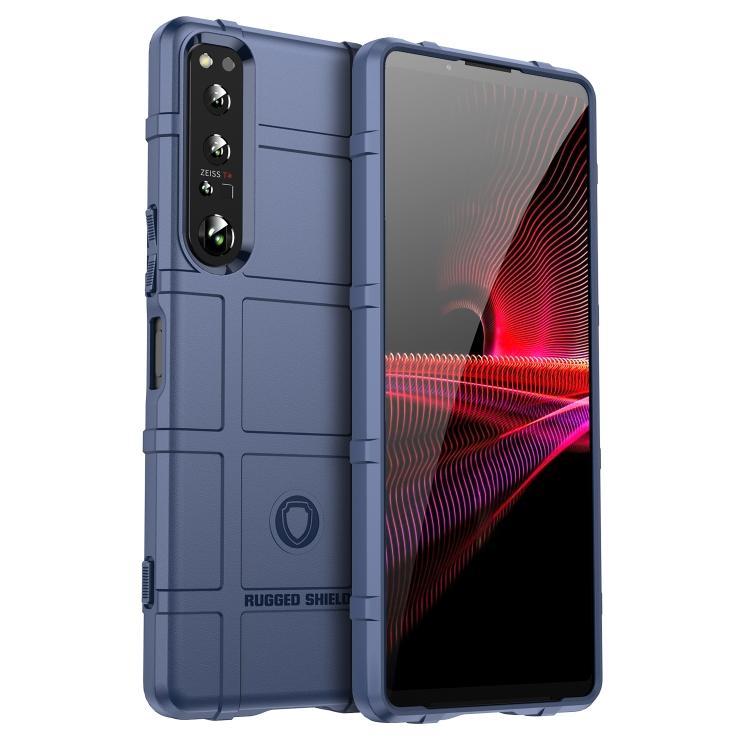 

Для Sony Xperia 1 IV Повне покриття Ударостійкий ТПУ Чохол для телефону For Sony Xperia 1 IV синій