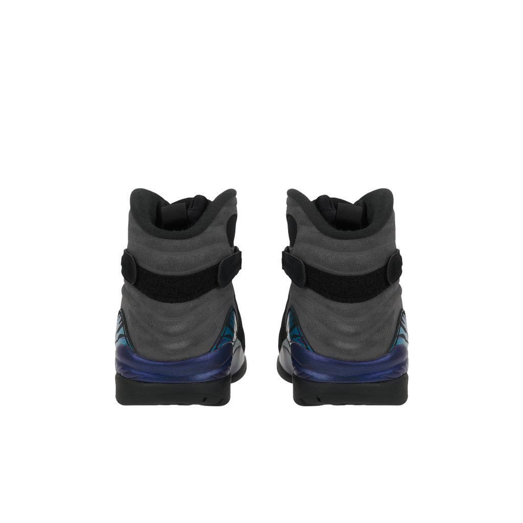 Air Jordan 8 Retro Aqua 2025 Męskie Sneakersy Czarne Prawdziwa Czerwień Żelazna Szarość 305381-006