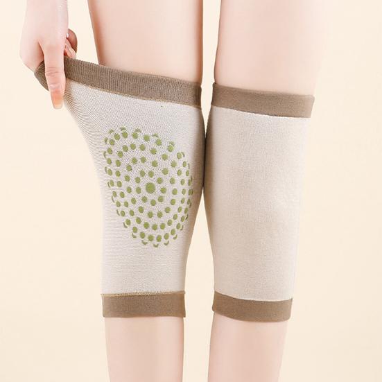 Aicao Knebeskyttelse for Menn Kvinner Kasjmir Knevarmere Vinter Selvvarmende Kneerm for Artrittiske Knær Gamle Kalde Ben