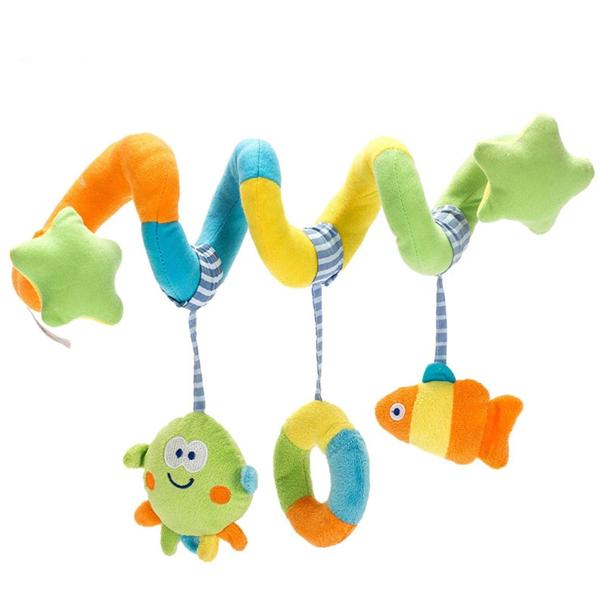 Buy New Born Baby Crib Toy Wrap Around Crib Rail Toy Stroller Toy Baby