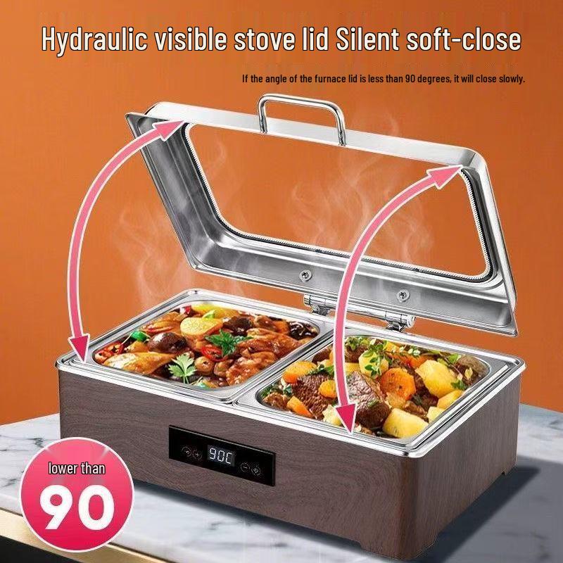 Abay 13L Electric Stainless Steel Buffet Warmer