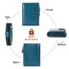 Women's Genuine Leather Short Wallet with Zipper - Kpop Style Coin Pocket & Card Holder, Slim Fashion Purse for Ladies