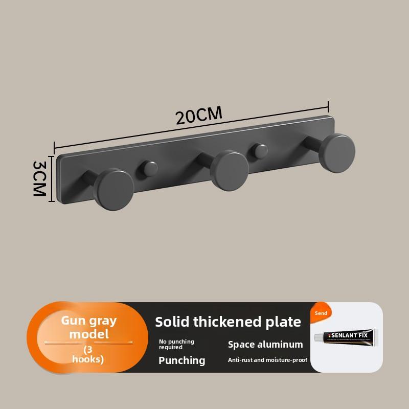 Lochfreie Wandmontierte Garderobe