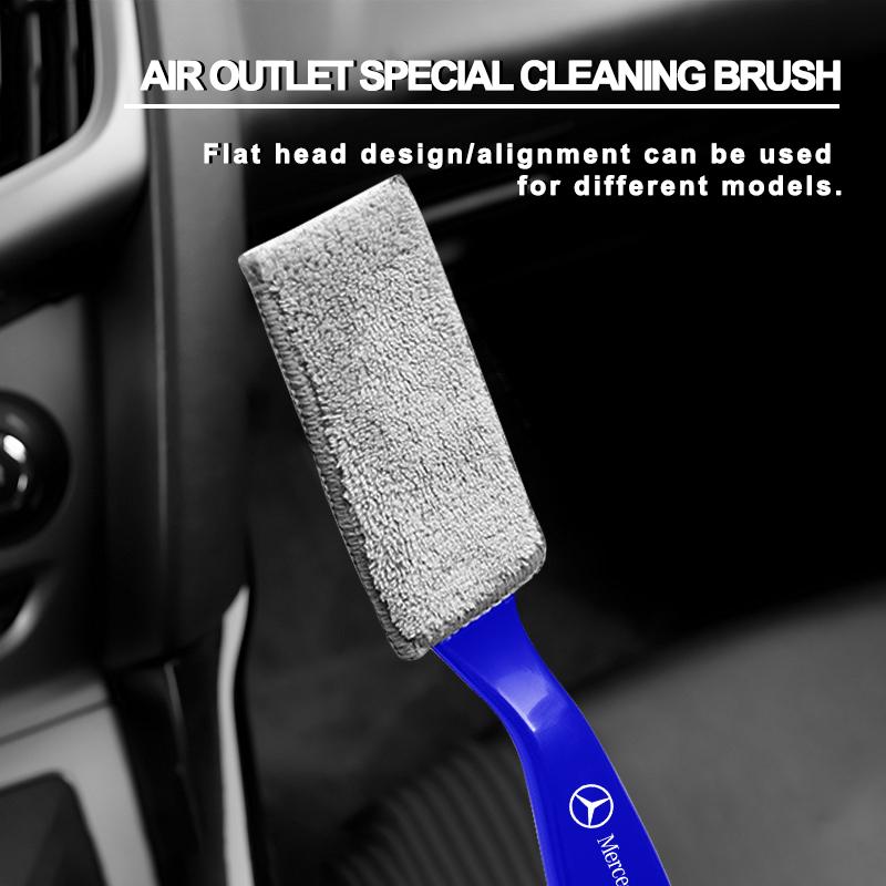 Car Air Conditioning Air Outlet Cleaning Dust Removal Soft Brush Cleaning Tool For Mercedes Benz AMG W212 W205 W246 W177 W176 W213 GLC GLE GLS Laser