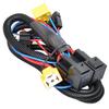 1.6M H4 Headlight 4 Headlamp Relay Wiring Harness Car Light Bulb Socket Plug For Car Auto Headlight Accessories