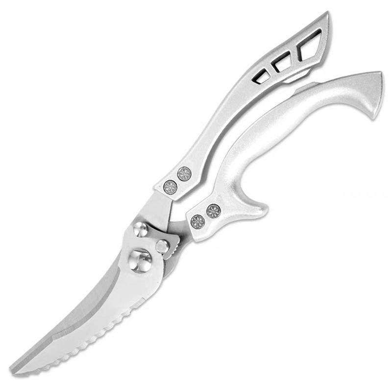 

Кухонные ножницы многоцелевые ножницы для куриных костей, нож для утки и рыбы 4Cr14 нержавеющая сталь - ножницы для очистки от чешуи