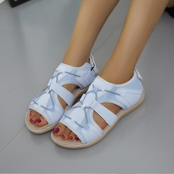Fashion Women Sandals Hollow Out Summer Comfortable Sport Sandals Open Toe Non-Slip Cut Out Soft Female Sandalias De Mujer Plus Size 44