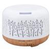Desktop Humidifier 300ml Wood Grain Design Low Noise Aromatherapy Humidifier with LED Color Light 100‑240V