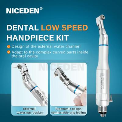 Dental Straight Nose Cone Low Speed Handpiece Straight 203C External Water E-type Straight Handpiece Dentistry Equipment
