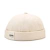 Brimless Melon Skin Hat Hip Hop Beanie Hat Unisex Landlord Cap  Spring and Summer