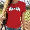 Neuartige kreative Spielkonsole 3D-gedrucktes Muster Damen-Shirt Kurzarm T-Shirt