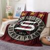 AC Sparta Praha logo  FlAannel Blanket, High quality Comfortable for All Seasons, Home Decor, Warmth and Comfort