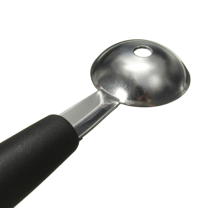 Stainless Steel Double Ended Headed Fruit Icecream Ball Spoon Diameter Melon Baller Fruit Vegetable Tools PY0039