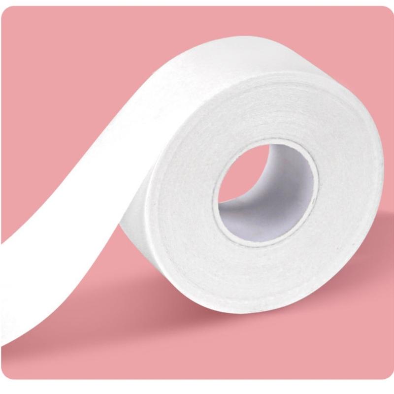 1 Roll Hat Sweat Liners Shirt Collar Sweat Protectors Non-Woven Fabric Self-Adhesive Invisible Breathable Sweat Pad