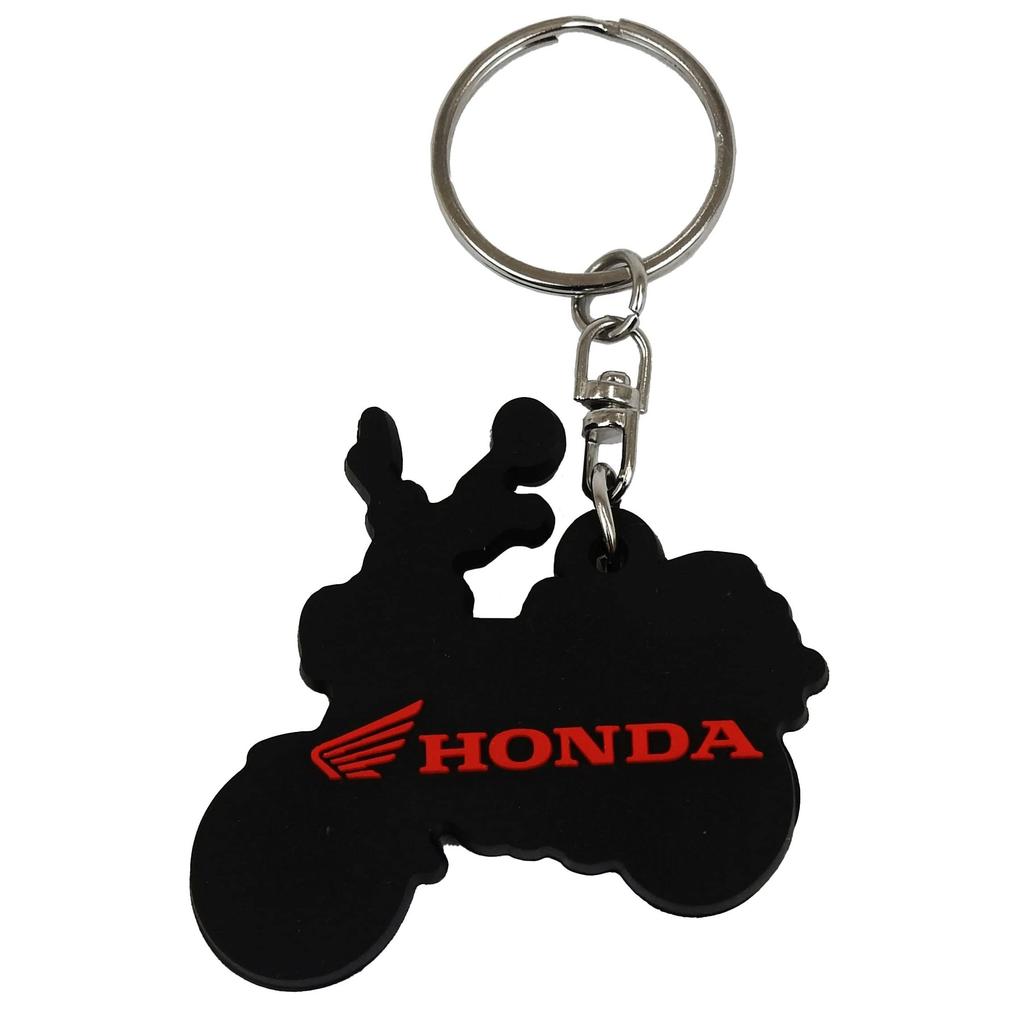 Honda Honda PVC Rubber Key Chain Dax (Old Car Model) FREE 0SYEP-39B-FF Red F