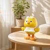 Clockwork Chick with Bow Interactive Toy Novelty Jumping Chicken for Kids, Young