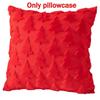 Pumpkin Plush Pillow Covers Living Room Sofa Embroidered Crafts Couch Cushion Case Pillow Bedhead Throw Pillow Cover Decor