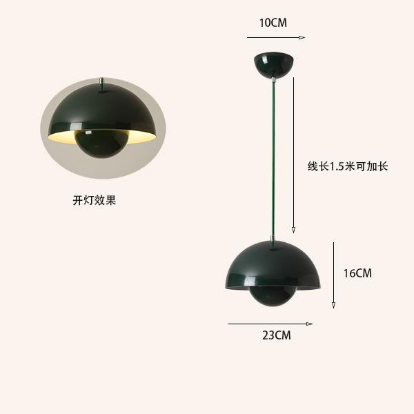 23cm Creative Chandeliers Bedroom Study Restaurant Pendant Light Decorative Lamp Multi-color Optional Modern Bud Indoor Lighting