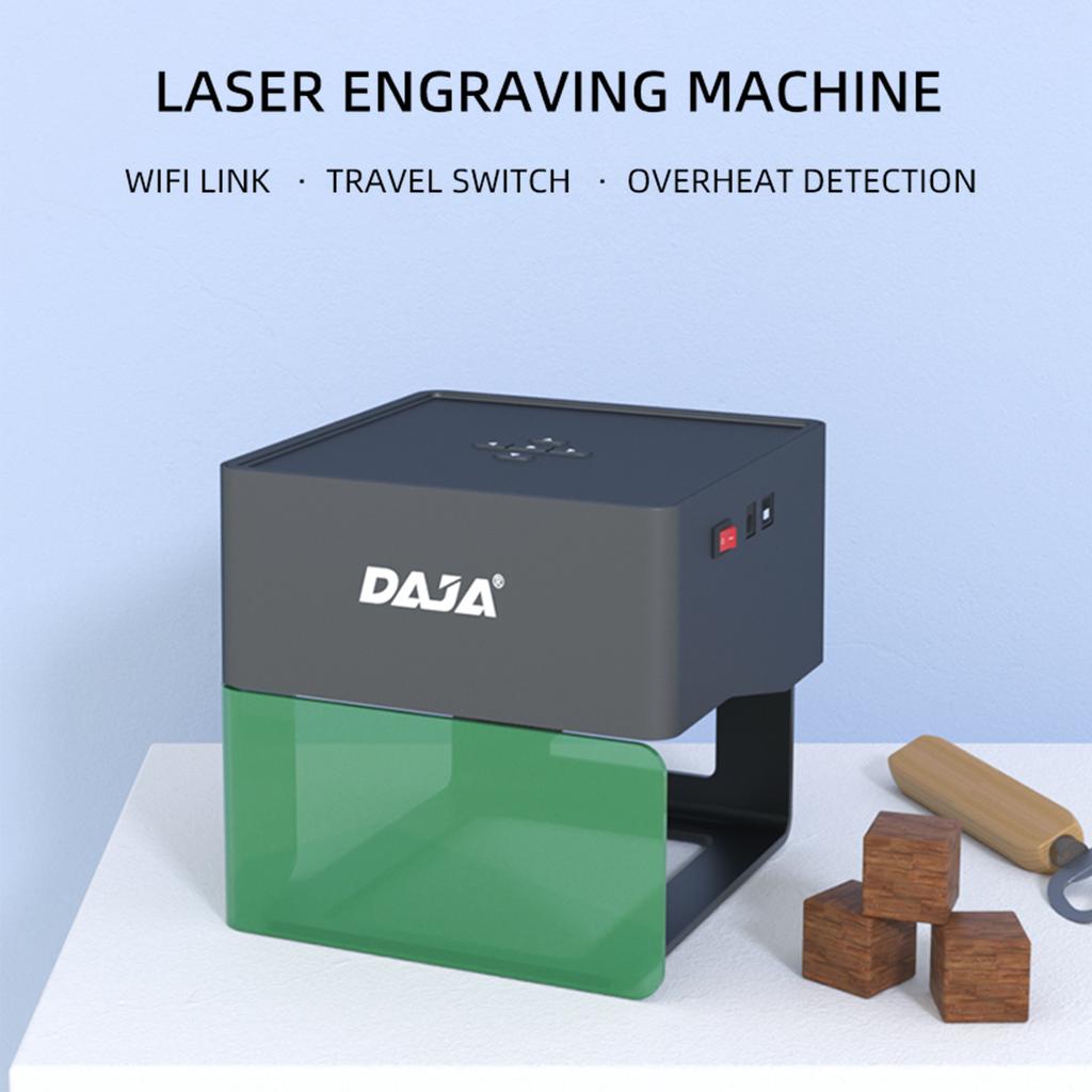 DAJA DJ6 lasergravør DIY-merking bærbar graveringsmaskin for DIY-håndverk logomerkeskriver