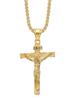 Unisex Titanium Steel Punk Cross Necklace - Non-Fading Hip-Hop Pendant