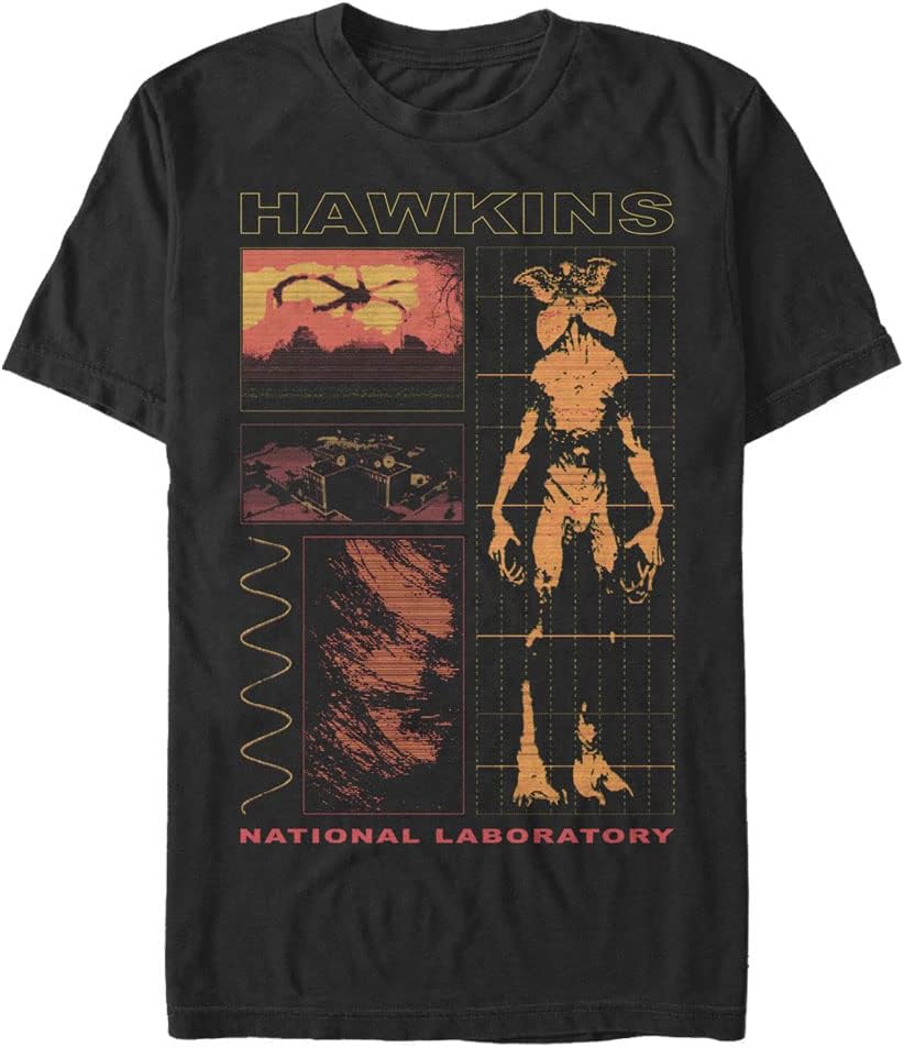 Stranger Things Men s Big & Tall Hawkins Lab T-Shirt S