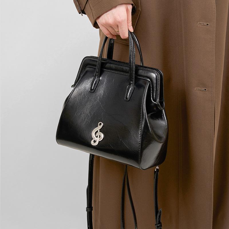 New niche design sense cowhide backpack women s small bag fashion commuter backpack leather handbag 11349₽