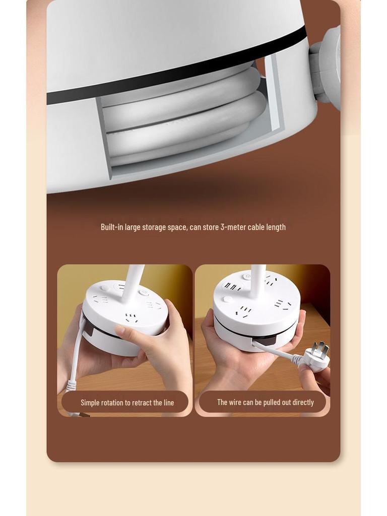 Luxury Glass LED Table Lamp - Eye Protection Night Light for Master Bedroom and Nursery.