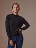 AYIHOLIC CASHMERE Mock Neck Merino Wool Knit