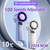 156*60*59mm Portable Handheld Turbo Fan Outdoor Travel Camping Cooling Fan New 3600mAh Adjustable Speed LED Display Mini Jet Fan