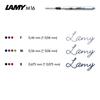 LAMY aion Black Ballpoint Pen Modern ballpoint pen with a seamless anodized aluminum body and stainless steel clip Medium nib Includes a black refill