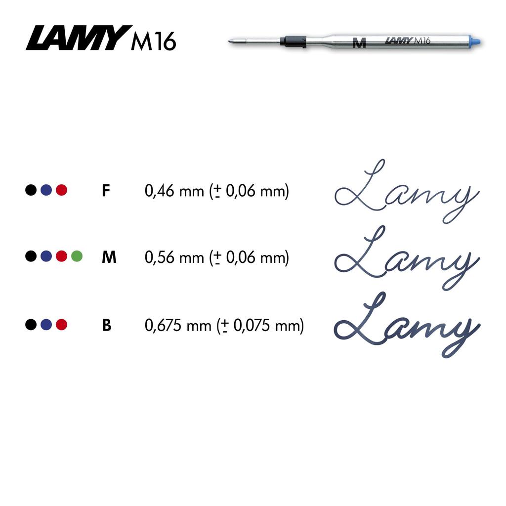 LAMY aion Black Ballpoint Pen Modern ballpoint pen with a seamless anodized aluminum body and stainless steel clip Medium nib Includes a black refill