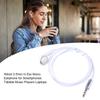 3.5mm In Ear Single-Side Earphones Mono Earbud Corded Headsets Headphone Single Side for MP3 MP4 Mobile Phones Notebook