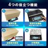FieldNew Digital Platform Scale (1g Increments/Max 30kg) with a Large 34mm Display and Large Characters, Dual-Powered (Cable or Battery), Multi-Functi