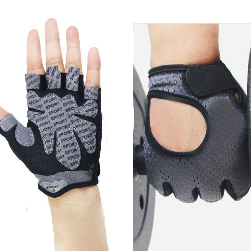 

Фитнес Перчатки без пальцев Мужские и женские Спортивные Уличные Велоспорт Роликовые коньки Гантели Тяжелая атлетика L