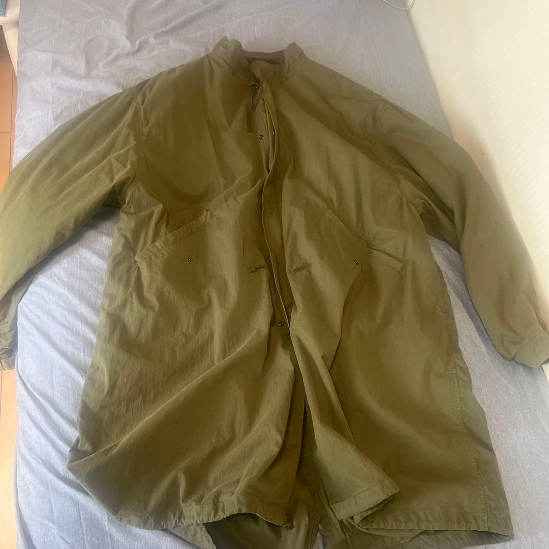 Mods coat big size 3way batting military khaki
