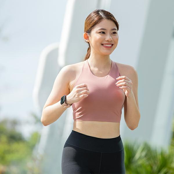 Uniq Linus Strap Apple Watch Series1/2/3/4/5/6/7/8/9/Se/Se2 38/40/41Mm. Airosoft Silicone Pink/Blush Pink
