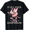 It Is I Your Fairy Godpossum Funny Opossum Spirit Animal T-Shirt